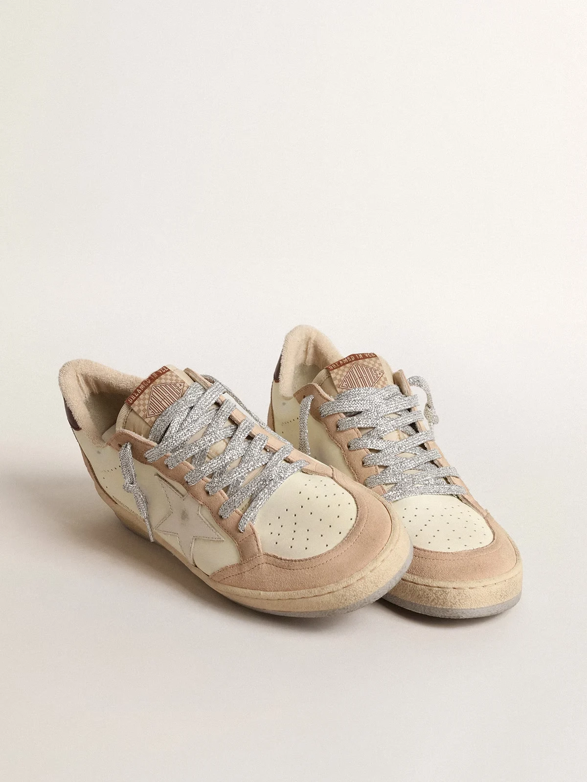 Womens Ball Star LTD with white star and burgundy leather heel tab
