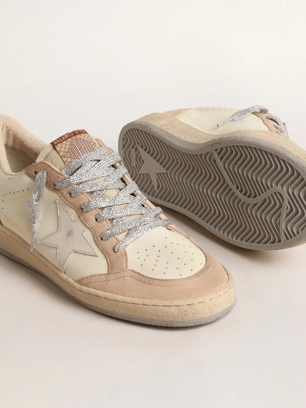 Womens Ball Star LTD with white star and burgundy leather heel tab