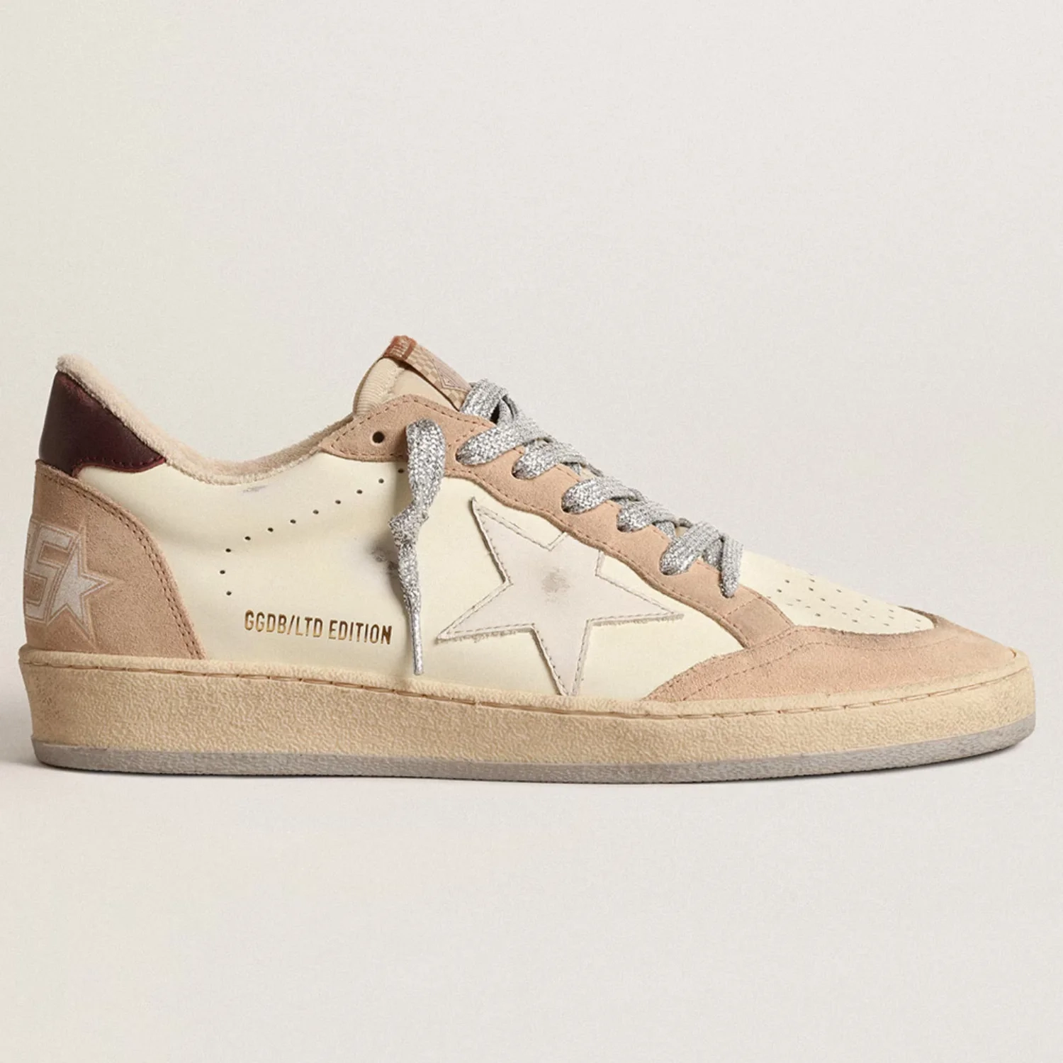 Womens Ball Star LTD with white star and burgundy leather heel tab